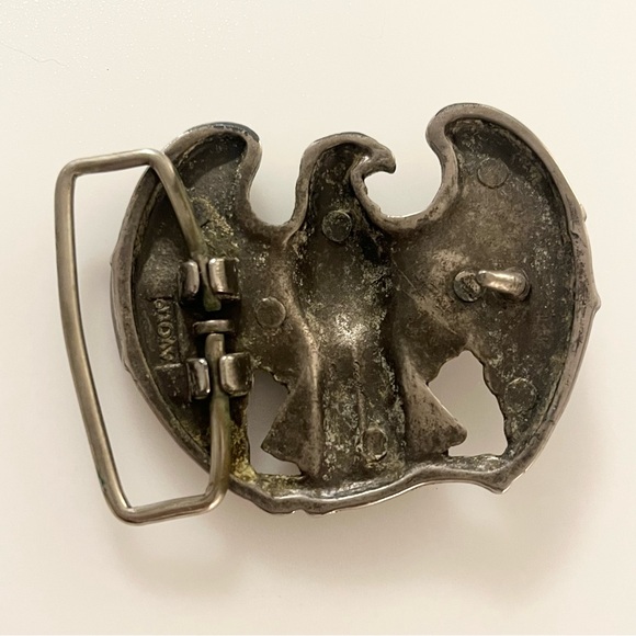 Vintage Avon Unisex American Eagle Belt Buckle - Picture 8 of 14